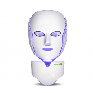 Masca Cosmetica Terapie LED pentru fata, anti-acnee, anti-riduri, Green Studio GS48