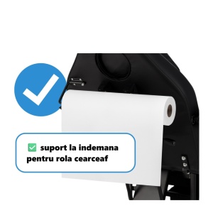 Pat / Fotoliu Profesional 2 in 1 Reglabil, pentru Cosmetica, Masaj, Tatuaj, Green Studio Pro, Negru - Img 10