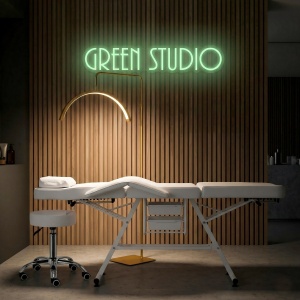 Set Pat Cosmetica + Lampa Led Semiluna + Scaun Cosmetica - Img 1