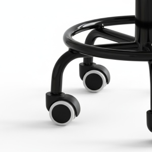Scaun Profesional Cosmetica cu spatar detasabil, Green Studio Pro, negru - Img 7