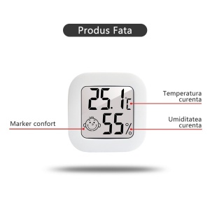 Termo-Higrometru compact, monitorizarea umiditatii si temperatuii aerului, elGrande TH - Img 2