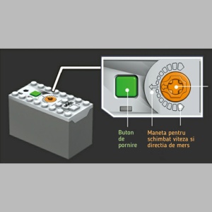 Trenulet electric verde ROLAND pentru marfa din piese de construcție, 356 piese - Img 6