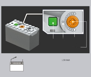 motor electric tren tip lego