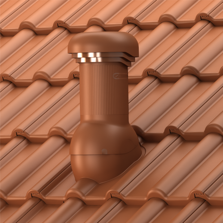 Coșuri ventilare țiglă beton Ø150 WiroVent PRO