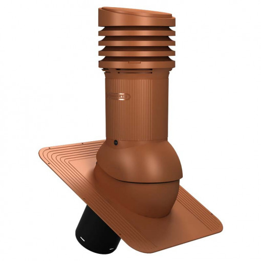 Coș aerisire cu eliminare condens Perfekta EVO Ø150 șindrilă