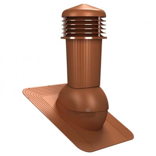 Coș aerisire cu eliminare condens Perfekta PLUS Ø125 șindrilă