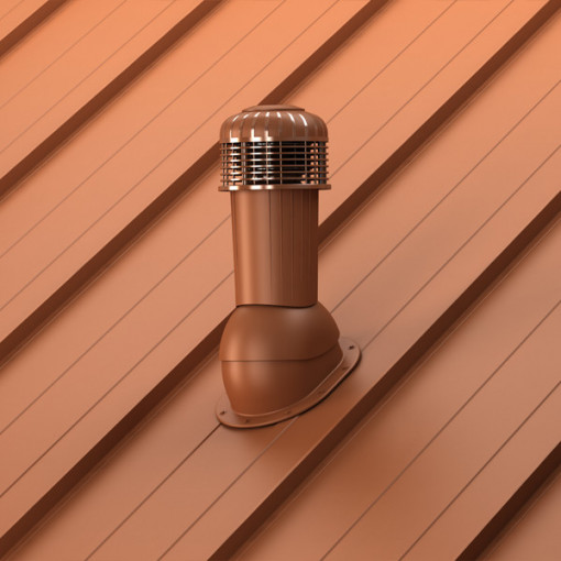 Coș cu ventilator electric Perfekta PLUS PLUS Ø125 tablă falțuită