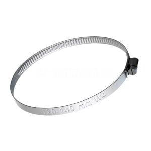 Colier metalic de Fixare Reglabil 120-140 mm, Inox