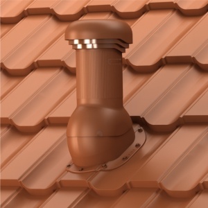 Coș de ventilare Profil Z cu evacuare condens PRO Ø150 mm pentru Țiglă Metalică - Img 5