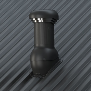 Coș de ventilare tablă cutata H18 cu evacuare condens WiroVent® PRO Ø150 mm - Img 6