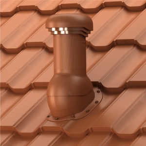 Coș de ventilare Profil S cu evacuare condens PRO Ø150 mm pentru Țiglă Metalică - Img 5