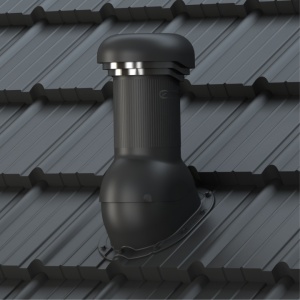Coș de ventilare Profil W cu evacuare condens PRO Ø150 mm pentru Țiglă Metalică - Img 4