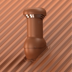 Coș de ventilare tablă cutata H35 cu evacuare condens WiroVent® PRO Ø150 mm - Img 3