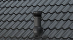 Coș Ventilație cu Evacuare Condens Wirplas Perfekta EVO Ø125 țiglă metalică - Img 4
