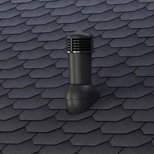 Coș aerisire cu eliminare condens Perfekta PLUS Ø125 șindrilă - Img 5