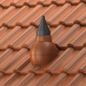 Element trecere antena Acoperiș țiglă Bramac Diametru Reglabil Ø19-90 mm - Img 4