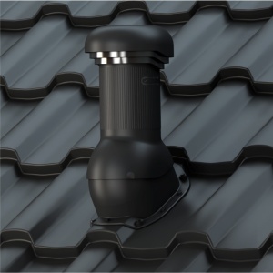 Coș de ventilare Profil S cu evacuare condens PRO Ø150 mm pentru Țiglă Metalică - Img 6