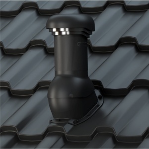 Coș de ventilare Profil M cu evacuare condens PRO Ø150 mm pentru Țiglă Metalică - Img 6