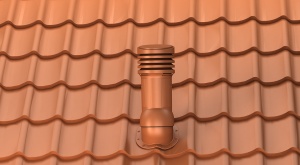 Coș Ventilație cu Evacuare Condens Wirplas Perfekta EVO Ø125 țiglă metalică - Img 5