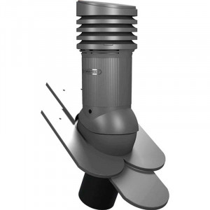Coș aerisire cu eliminare condens Perfekta EVO Ø150 țiglă solzi - Img 2