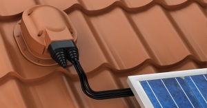 Element tercere conducte panou fotovoltaic