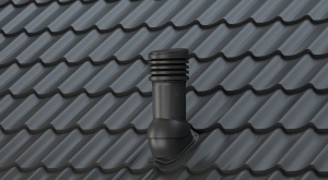 Coș Ventilație Izolat Wirplas Perfekta EVO Ø125 țiglă metalică - Img 4