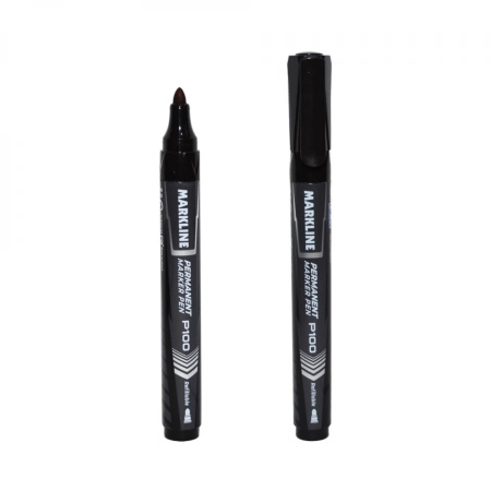 Marker permanent markline, , negru MP100BLK – Linc