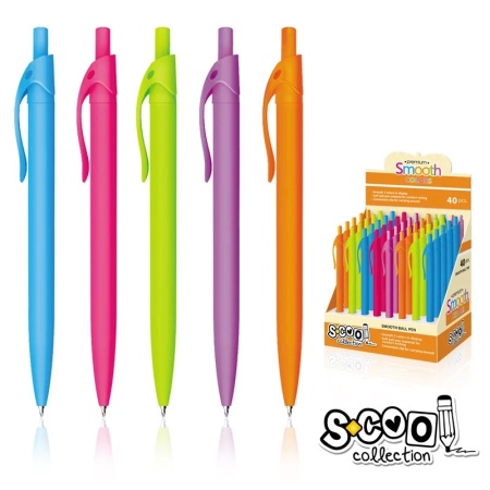 Pix Smooth Colours, mina color, 40 buc/display - S-COOL