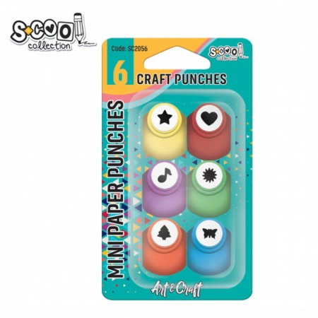 Accesorii craft, perforator, diverse modele, 6 buc/set - S-COOL