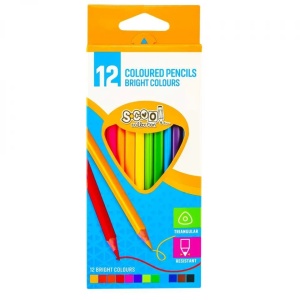 Creioane color, 12 culori/set - S-COOL - Img 1