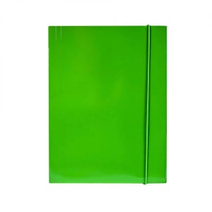 Mapa F4 cu elastic, carton, 600g/mp, verde - OFFISHOP - Img 2