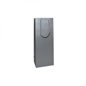 Punga cadou unicolora, premium, pentru sticle 36x12x9,6 cm - Img 5