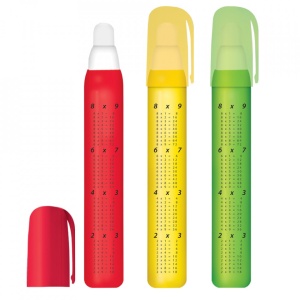 Radiera cu tabla inmultirii, 36 buc/display - S-COOL - Img 3