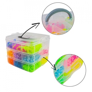 Set creativ elastice, 3500 piese/cutie - Img 9