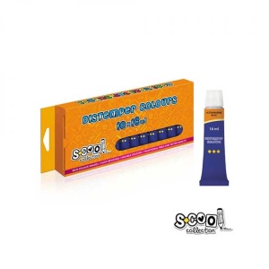 Tempera albastru inchis, 16 ml, 10 buc/set - S-COOL - Img 2