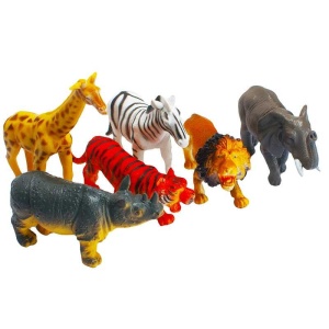 Animale salbatice, 6 buc/set - Img 1