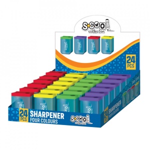 Ascutitoare cu container, 24 buc/display - S-COOL - Img 1