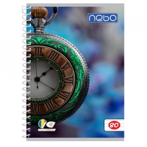 Caiet A5 80 file cu spira DR - NEBO - Img 7