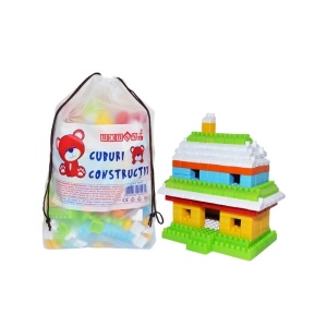 Cuburi constructii ambalaj mare, 320 piese/570g - ROBENTOYS - Img 1