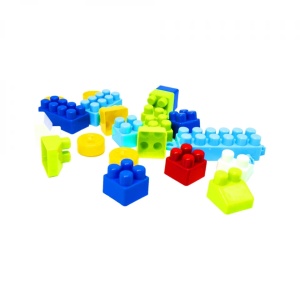 Cuburi constructii ambalaj mare, 320 piese/570g - ROBENTOYS - Img 3