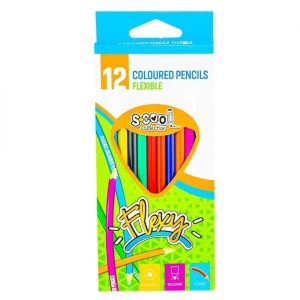 Creioane color, flexibile, 12 culori/set - S-COOL - Img 1