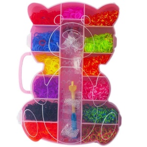 Set creativ elastice, 3200 piese, ursulet - Img 2
