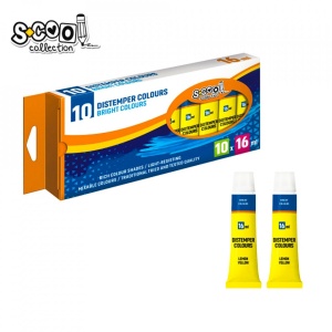 Tempera galben lamaie, 16 ml, 10 buc/set - S-COOL - Img 1