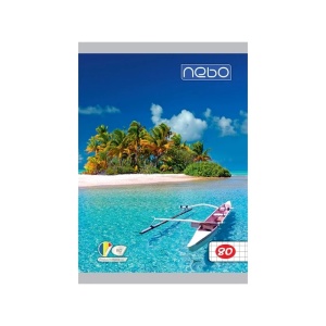 Caiet A5 80 file cu spira AR - NEBO - Img 4