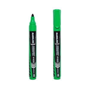 Marker permanent markline, , verde MP100GRE – Linc - Img 1