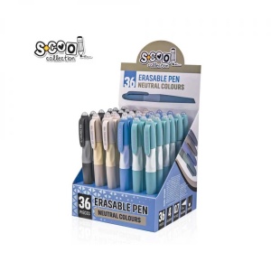 Pix cu radiera, mina termosensibila albastra, 36 buc/display - S-COOL - Img 1