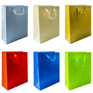Punga cadou unicolora, 26x32x10 cm - Img 3