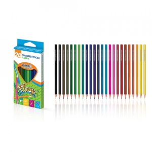 Creioane color, flexibile, 24 culori/set - S-COOL - Img 1