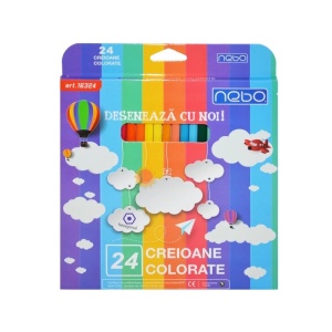 Creioane color Hexagonale Set 24 - NEBO - Img 2