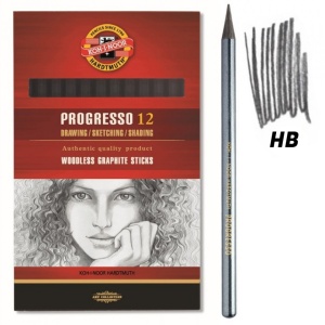 Creion grafit fara lemn, Progresso, HB - Koh-I-Noor - Img 1